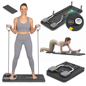 Multifunkční deska na cvičení pilates reformer skládací LCD displej expandéry ModernHome Multifunkční deska na cvičení pilates reformer skládací LCD displej expandéry ModernHome