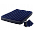 Materac dmuchany dwuosobowy 203x152 cm z poduszkami welurowy INTEX 64765