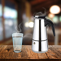 Eisenbach EB-400CM: S/S Cafetiere Expresso Coffee Maker  - 4 Cups