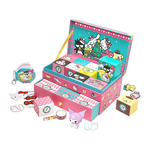 Adventní kalendář Hello Kitty a přátelé v krabici 30x13x18cm Adventní kalendář Hello Kitty a přátelé v krabici 30x13x18cm