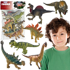 WOOPIE Sada figurek dinosaurů 6 kusů T-Rex