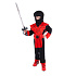 Dětský kostým červený ninja (S)