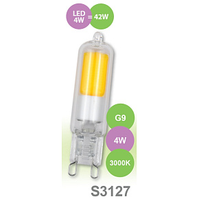 SANDRIA LED žárovka G9 S3127 SANDY LED G9 4W COB 3000K