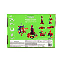 Magnetická stavebnice magneted 60 ks v krabici 33x23cm