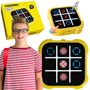 WOOPIE Elektronická hra Piškvorky Logická Vzdělávací 4 Herní režimy