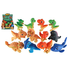 Figurka dinosaurus 12x14cm mix druhů v sáčku 12ks v boxu Figurka dinosaurus 12x14cm mix druhů v sáčku 12ks v boxu