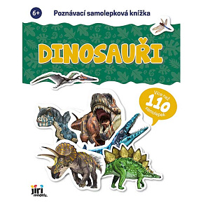 Poznávací samolepková knížka Dinosauři
