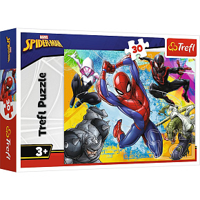S.CENA Puzzle _30_ - Kolory Spider-Man apos;a/Disney Marvel Spiderman