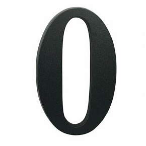 Cyferka SP 19cm czarna 0