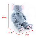 Velký plyšový slon Bimbo 100 cm