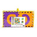 Velká pěnová podložka EVA pro děti písmena číslice 178x178 cm 36 prvků ECOTOYS