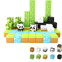 Lebula klocki magnetyczne kostki panda 70 elementów
