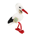 Plyšový čáp 20 cm ECO-FRIENDLY