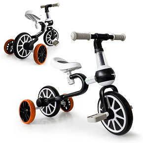 Odrážedlo 4 v 1 Pedály Boční kolečka černé ECOTOYS Odrážedlo 4 v 1 Pedály Boční kolečka černé ECOTOYS