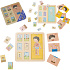 Puzzle deskové dřevěné lidské tělo/sport ve fólii 30x30cm 12m+