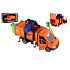 Auto popeláři plast 30cm na setrvačník na baterie se zvukem se světlem v krabici 33x18x13cm