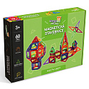 Magnetická stavebnice magneted 60 ks v krabici 33x23cm