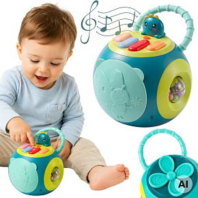 Woopie Interaktivní vzdělávací koule Montessori s pianinem Woopie Interaktivní vzdělávací koule Montessori s pianinem