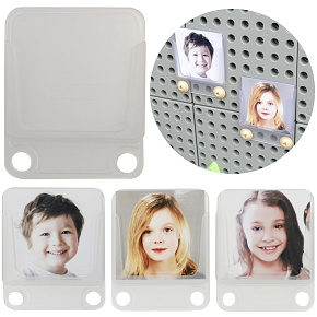 MASTERKIDZ Průhledná Kapsa Na Fotografie Karty Pouzdro 6 ks.