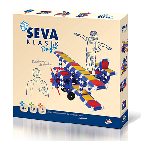 Stavebnice SEVA KLASIK Dvojka plast 366ks v krabici 36x33,5x5cm