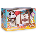 Plyšový pejsek v kabelce beagle maskotka pro dítě + kartáč na péči