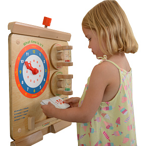 MASTERKIDZ Nauka Odczytywania Zegara Ścienna Tablica Edukacyjna Flex MASTERKIDZ Nauka Odczytywania Zegara Ścienna Tablica Edukacyjna Flex