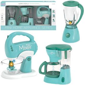 WOOPIE Zestaw AGD dla Dzieci 3w1 Mikser Blender Robot Kuchenny