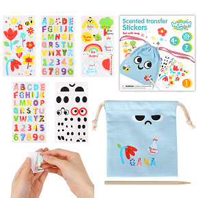 WOOPIE ART&FUN Kreativní Sada Vyrob Si Kabelku Dekorování Sáčku Jméno Dítěte DIY