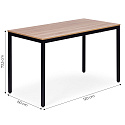 Stół do kuchni jadalni dla 4-5 osób biurko komputerowe 120x60 cm ModernHome