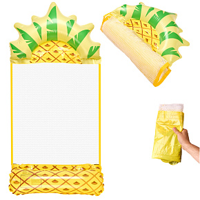Nafukovací matrace plážová vodní houpací síť lehátko křeslo židle na plavání do bazénu ananas Nafukovací matrace plážová vodní houpací síť lehátko křeslo židle na plavání do bazénu ananas