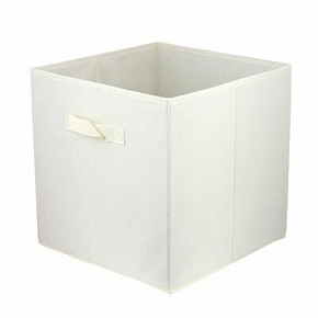 U Pudełko tekstylne 31x31x31 białe