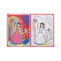 Maľovanky s krásnymi princeznami so samolepkami SK verzia 21x29cm