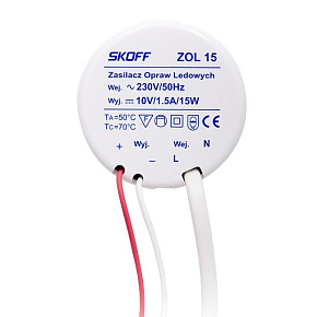 SKOFF Trafo ZL-015-C-1-1 LED napaječ 10V/15W ZOL 15 SKOFF Trafo ZL-015-C-1-1 LED napaječ 10V/15W ZOL 15