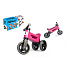 Odrážedlo FUNNY WHEELS Rider Sport růžové  2v1, výška sedla 28/30cm nosnost 25kg 18m+ v krabici