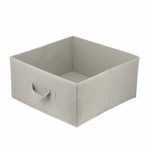 U Pudełko tekstylne 31x31x15 jasnobrązowe