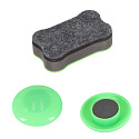 Oboustranná magnetická tabule křídová LULILO Kredo křídy fixy magnety koše