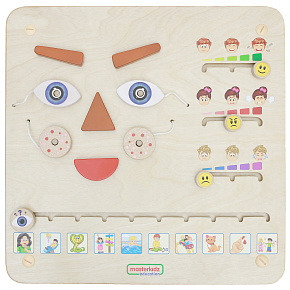 MASTERKIDZ Tablica Edukacyjna Jak Się Czujesz?  Nauka Emocji Montessori
