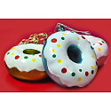 Velká sada vánočních ozdob - Donuty 9 x 4 cm, 60 ks