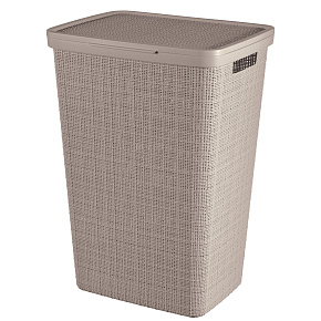 Koš na špinavé prádlo Jute taupe 58L