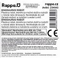 Robot rozložitelný dinosaurus červený