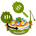 WOOPIE Hra Dovednostní Chytání Dinosaurů 4v1 Katapult
