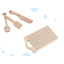 Dřevěná kuchyňka pro děti MDF MODERN CLASSIC s příslušenstvím 82 cm šedá