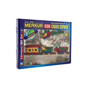 Stavebnice MERKUR 030 Cross expres 10 modelů 310ks v krabici 36x27x3cm Stavebnice MERKUR 030 Cross expres 10 modelů 310ks v krabici 36x27x3cm