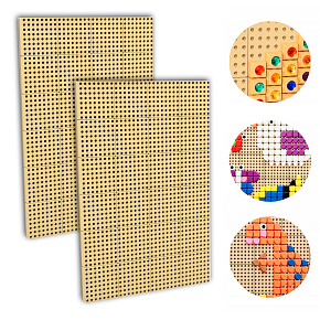 MASTERKIDZ Tablica Naukowa Kreatywna STEM Zestaw 2 Sztuki + Panel Montażowy 120x80cm