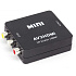 Lebula konwerter przejściówka z chinch do hdmi av2hdmi