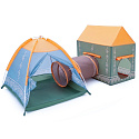 Stan pro děti domek teepee do domu zahrady wigwam + tunel sada 5v1 coil