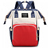 Herzberg HG-03114: Multifunction Mommy Diaper and Baby Bottle Bag - Multicolored