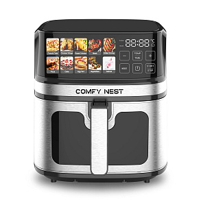 Comfy Nest CN-06160: 1700W Digitální Horkovzdušná Fritéza - 8L