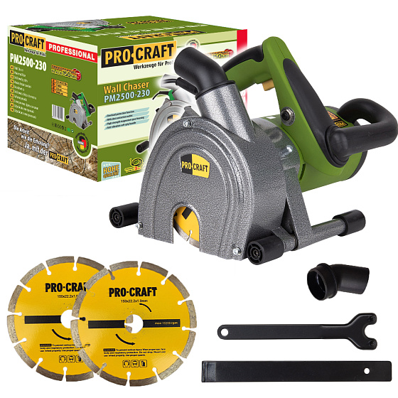 Drážkovací fréza do zdiva Procraft PM2500-230