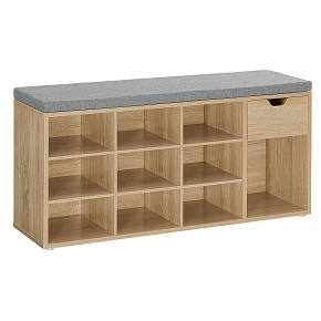 Skříňka na boty se sedákem sonoma